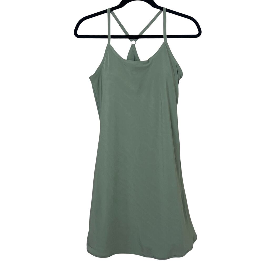 Outdoor Voices Sage Green Mini Dress